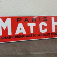 0 plaque emaillee paris match 2