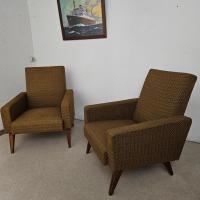 1 paire de fauteuils 50 s 1