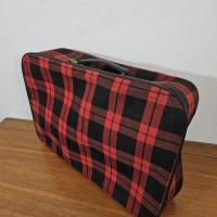 1 valise tissu ecossais 1