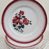 2 6 assiettes plates badonviller 1