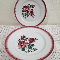 2 6 assiettes plates badonviller 2