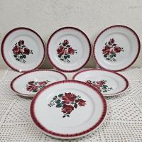 2 6 assiettes plates badonviller