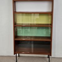 2 bibliotheque vitrine scandi