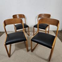 2 chaises traineau baumann 1