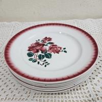 3 6 assiettes plates badonviller 1