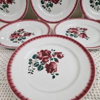 3 6 assiettes plates badonviller 2