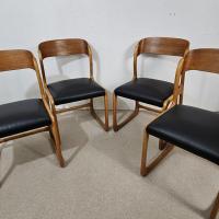 3 chaises traineau baumann 1