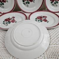 4 6 assiettes plates badonviller 1