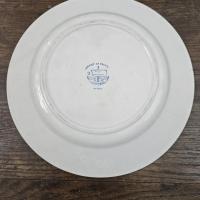 4 assiette creil montereau