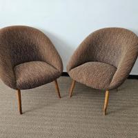 8 paire de fauteuils corbeille